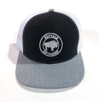 Thumbnail for Buffalo Bat Co Apparel Black | White | Grey Buffalo Bat Co. Trucker Hat