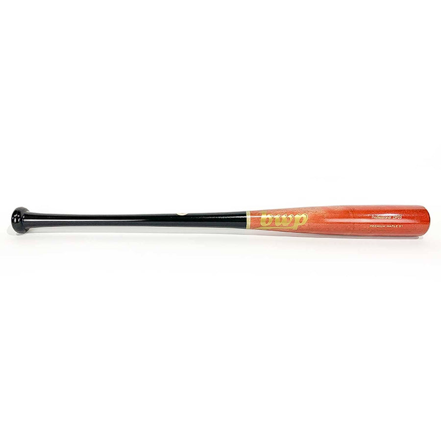 BWP Bats Playing Bats Black | Cherry | Gold / 31" / (-3) BWP Bats DP23 Wood Baseball Bat | 31" (-3) | Maple