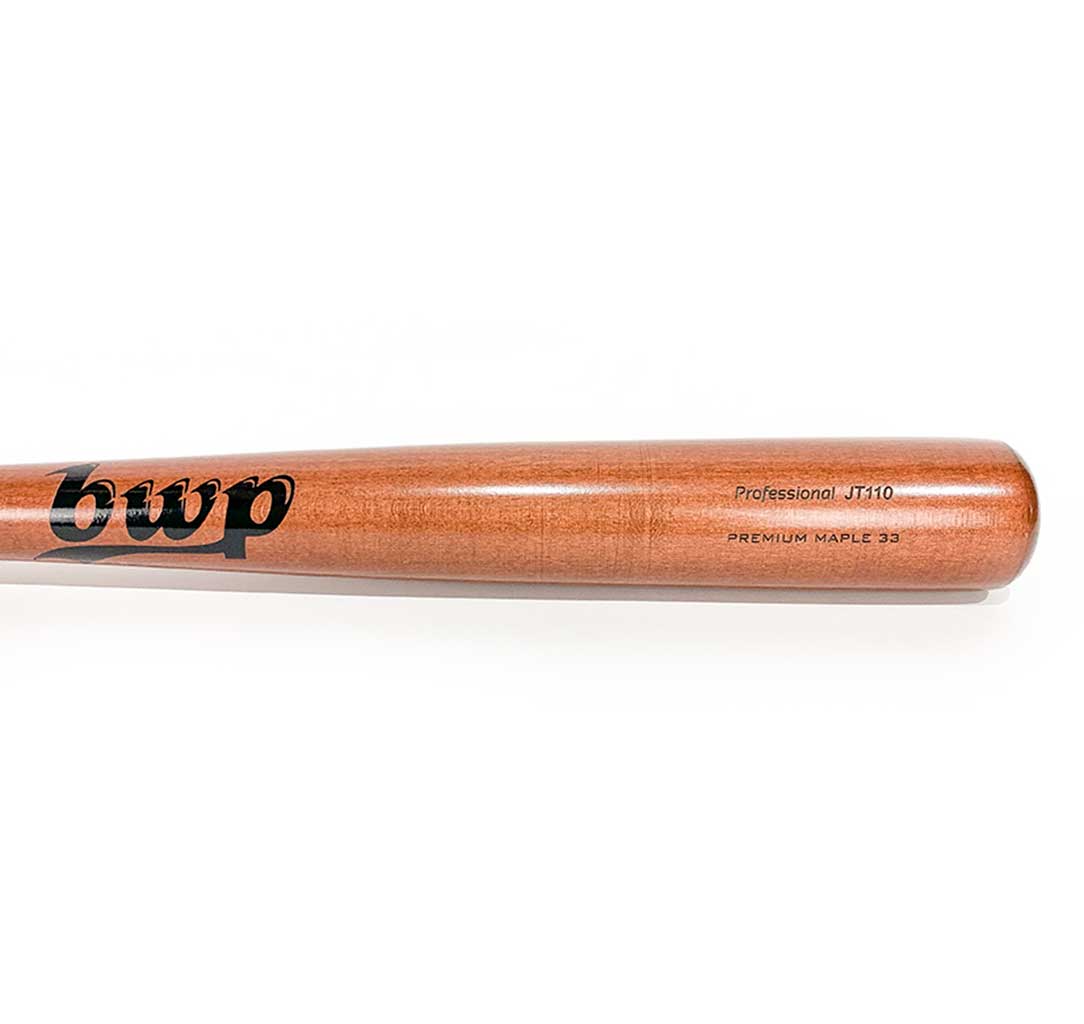 BWP Bats Playing Bats Light Brown | Black / 33" / (-1) BWP Bats JT110 Wood Baseball Bat | Maple