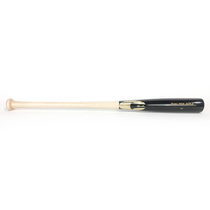 Chandler Bats Playing Bats Natural | Black | Gold / 30" / (-6) Chandler Bats PO30 Wood Baseball Bat | 30" (-6) | Maple