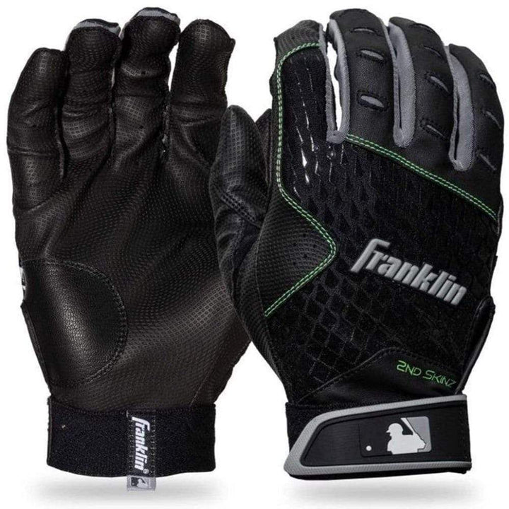 Franklin Batting Gloves Black / Youth XS Franklin 2nd-Skinz Batting Gloves