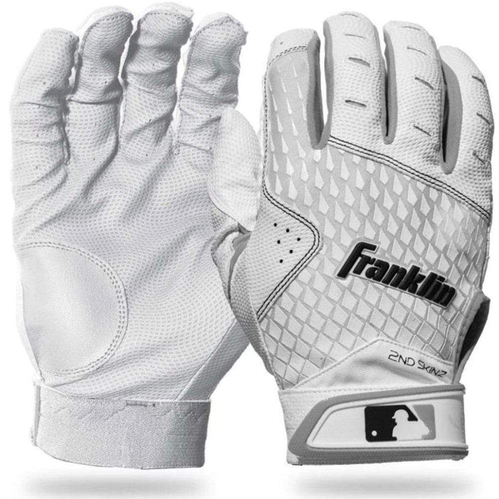 Franklin Batting Gloves White / Youth XS Franklin 2nd-Skinz Batting Gloves
