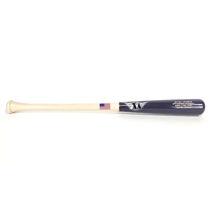 Playing Bats M^Powered M^Powered M^P 001 H2TC Wood Baseball Bat | Maple