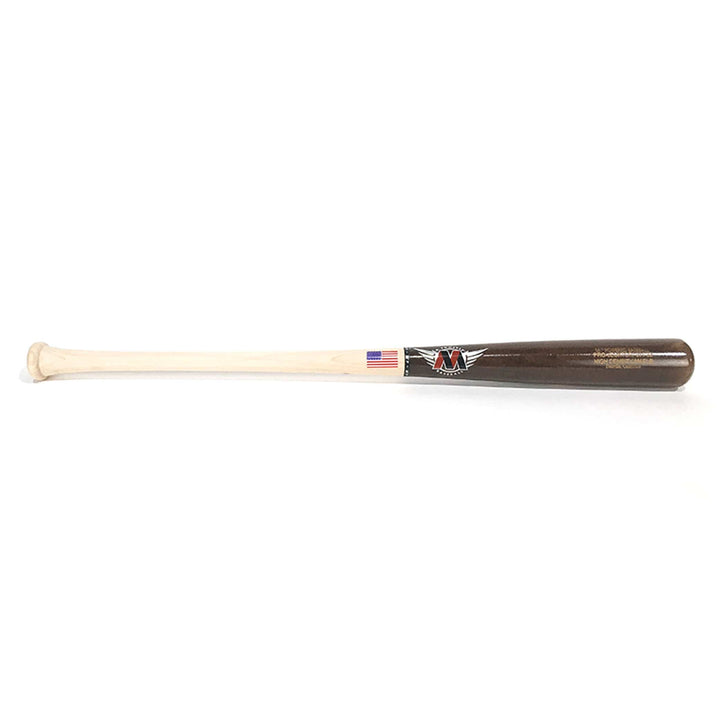 M^Powered Playing Bats Natural (uncoated) | Brown | Red / 32" / (-2) M^Powered Pro-Jecktor 011 Wood Baseball Bat | Maple