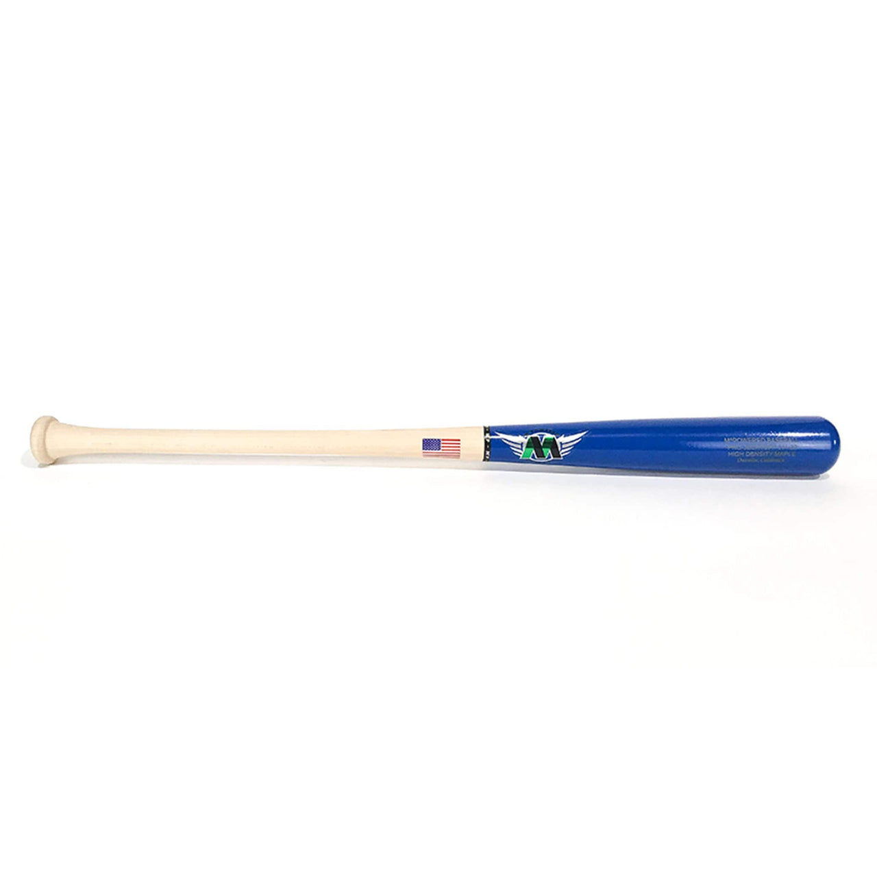 M^Powered Playing Bats Natural (uncoated) | Blue | Green / 32" / (-3) M^Powered Pro-Jecktor 011 Wood Baseball Bat | 32" (-3) | Maple