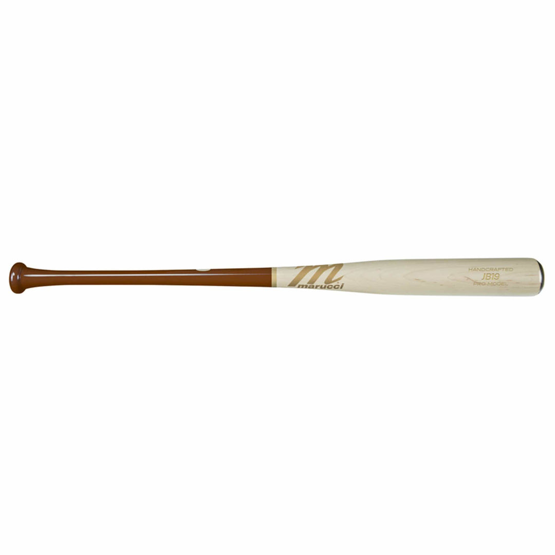 Marucci Playing Bats Brown | Vanilla | Gold / 33" (-3) Marucci JB19 Wood Bat | 33" (-3) | Brown/Vanilla/Gold | Maple
