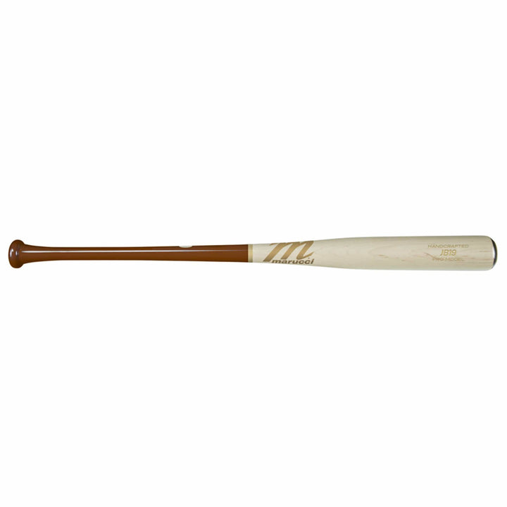 Marucci Playing Bats Brown | Vanilla | Gold / 33" (-3) Marucci JB19 Wood Bat | 33" (-3) | Brown/Vanilla/Gold | Maple
