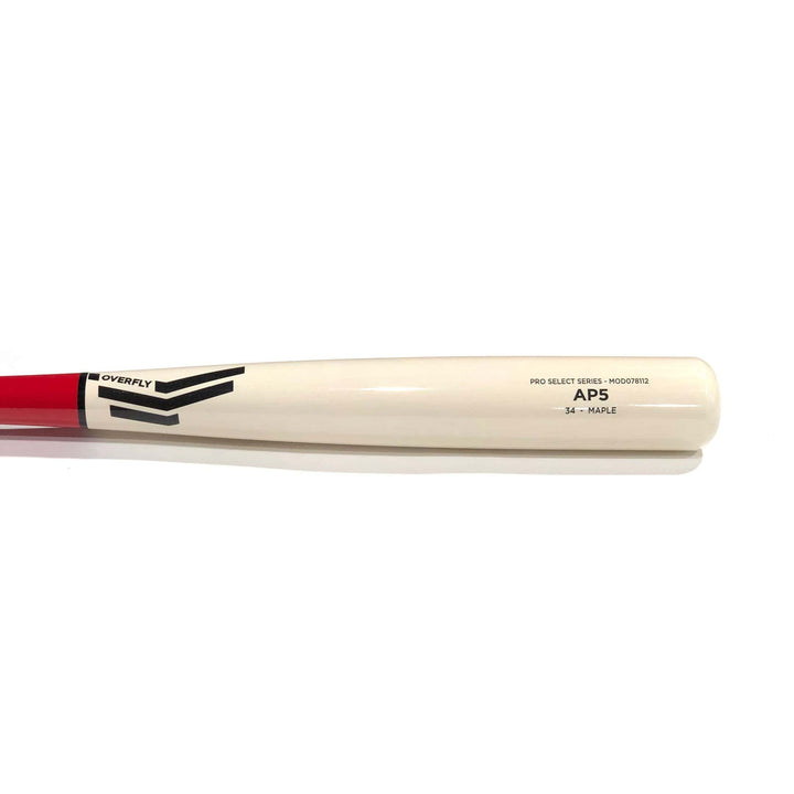 Overfly Sports Playing Bats Red | White | Black / 34" / (-3) Overfly Sports Model AP5 Wood Baseball Bat | 34" (-3) | Maple