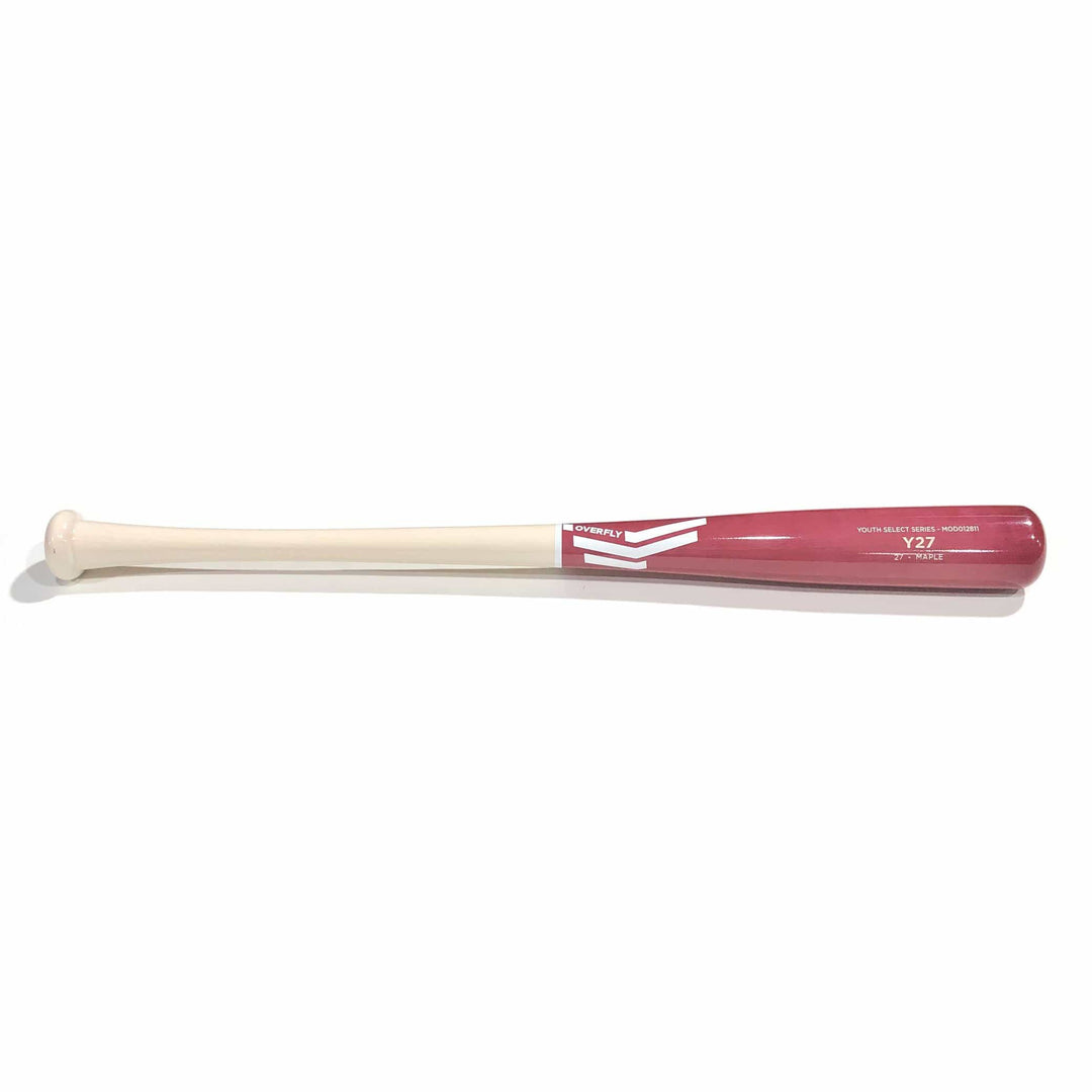 Overfly Sports Playing Bats White | Rose | White / 27" / (-5) Overfly Sports Model Y27 Wood Bat | 27" (-5) | Maple