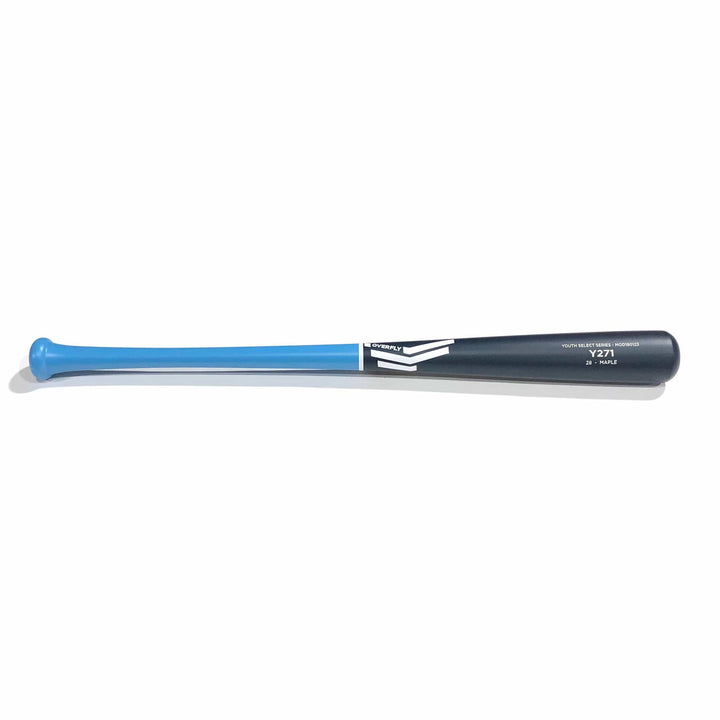 Overfly Sports Playing Bats Sky Blue | Navy Blue | White / 28" / (-6) Overfly Sports Model Y271 Wood Bat | 28" (-6) | Maple