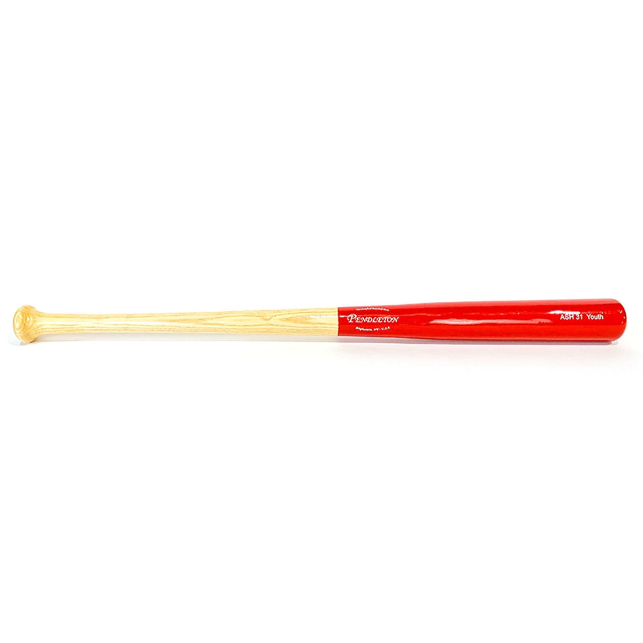 Pendleton Playing Bats Natural | Red | White / 31" / (-6) Pendleton Bat Co. Wood Bat | 31" (-6) | Ash