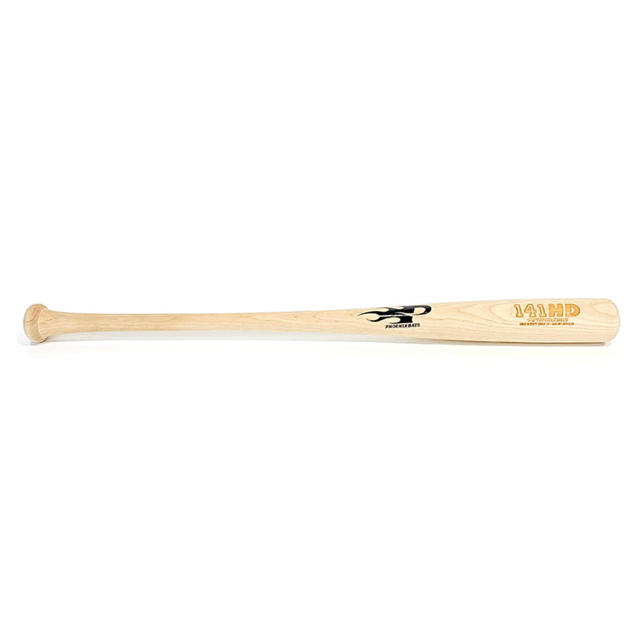 Phoenix Bats Playing Bats Natural (Uncoated) | Black / 31" / (-2) Phoenix Bats 141HD Wood Bat | 31" (-2) | Birch