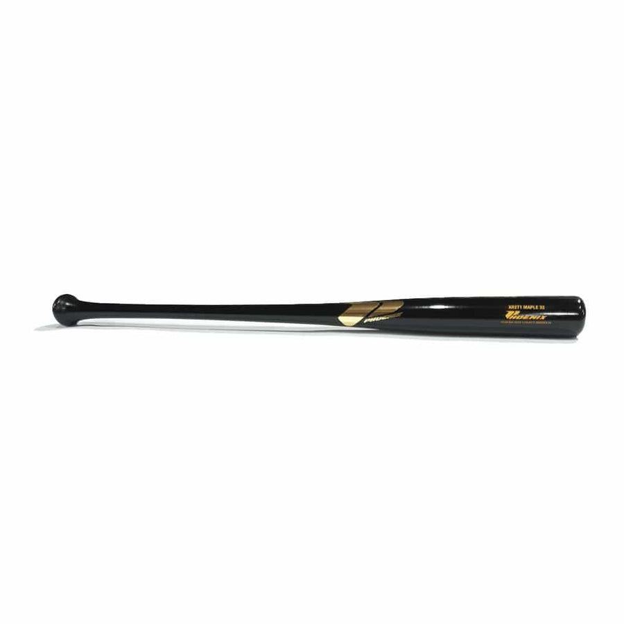 Phoenix Bats Playing Bats Black | Gold / 32" (-3) Phoenix Bats Model XR271 Wood Bat | Maple | 32" (-3) | Black/Gold