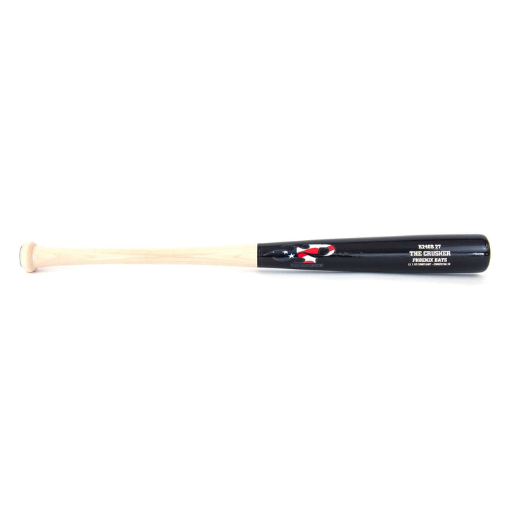 Phoenix Bats Playing Bats Natural (uncoated) | Black | USA / 27" / (-7) Phoenix Bats Model K240B Wood Baseball Bat | Birch