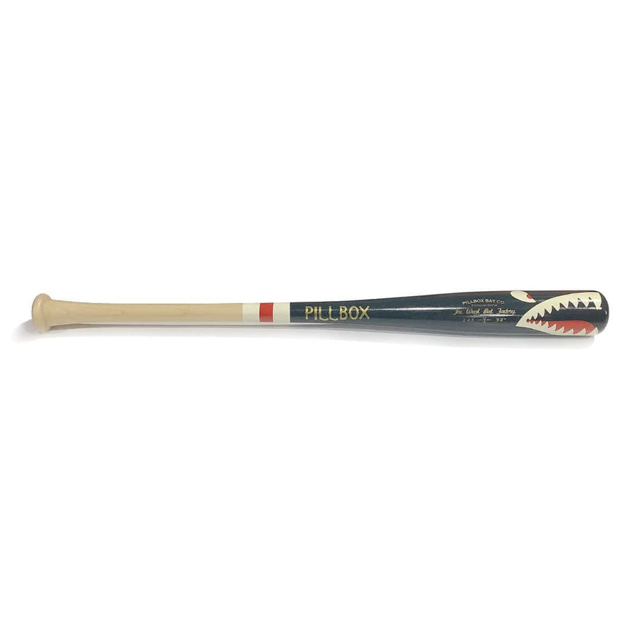 Pillbox Bat Co Playing Bats Blem Pillbox PB243-"SHARK"-TWBF Wood Player Bat | Maple | 32" (-2)