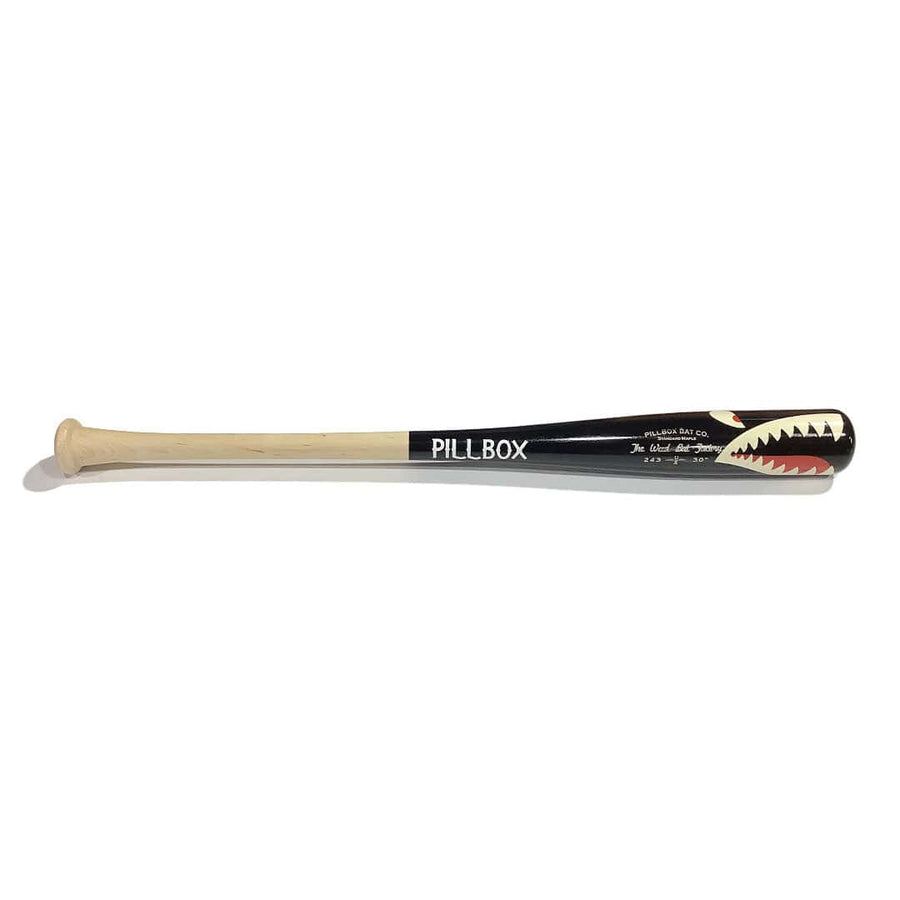 Pillbox Bat Co Playing Bats Pillbox PB243-"SHARK"-TWBF Wood Player Bat | Maple | 30" (-3)