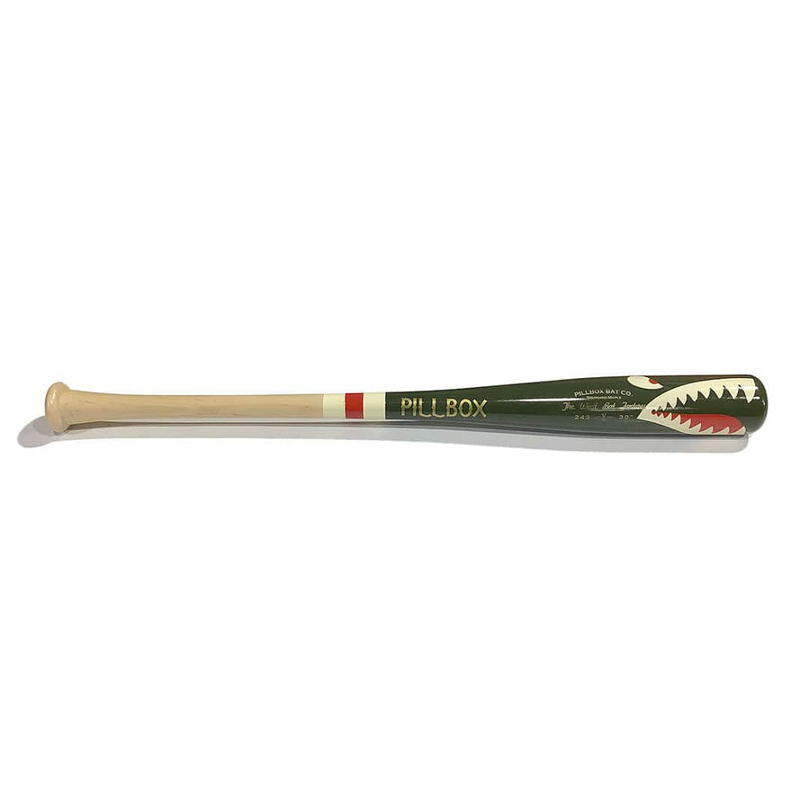 Pillbox Bat Co Playing Bats Pillbox PB243-"SHARK"-TWBF Wood Player Bat | Maple | 30" (-3)