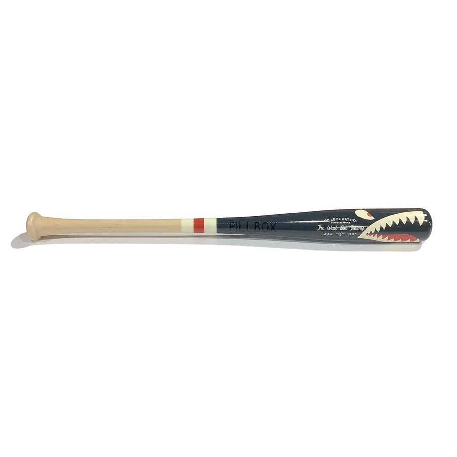 Pillbox Bat Co Playing Bats Pillbox PB243-"SHARK"-TWBF Wood Player Bat | Maple | 30" (-3)