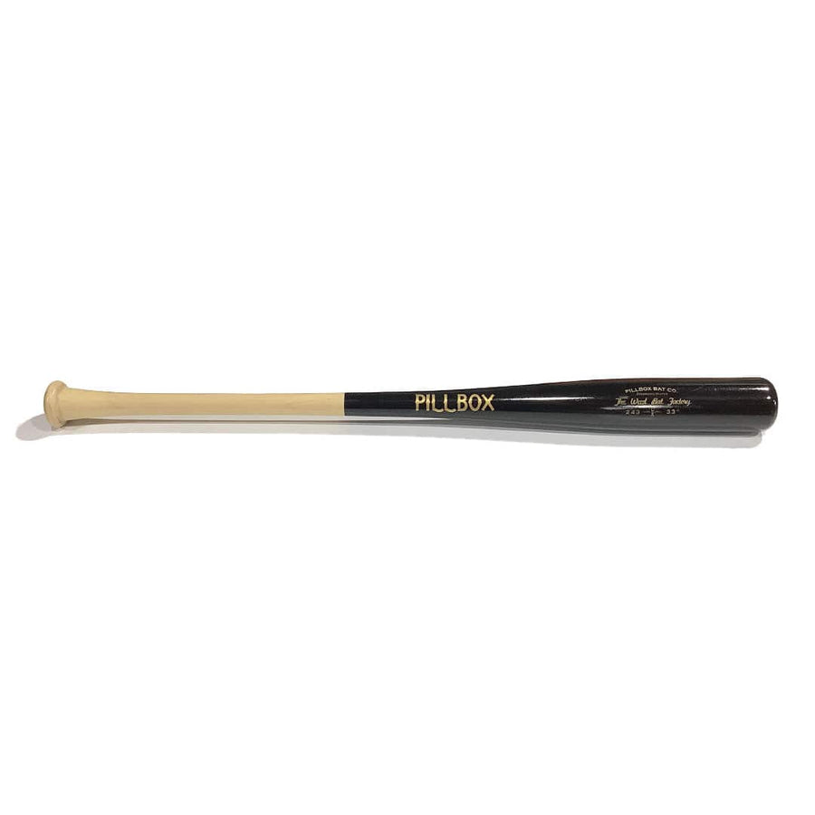 Pillbox Bat Co Playing Bats Pillbox PB243-STANDARD-TWBF Wood Player Bat | Maple | 33" (-3)