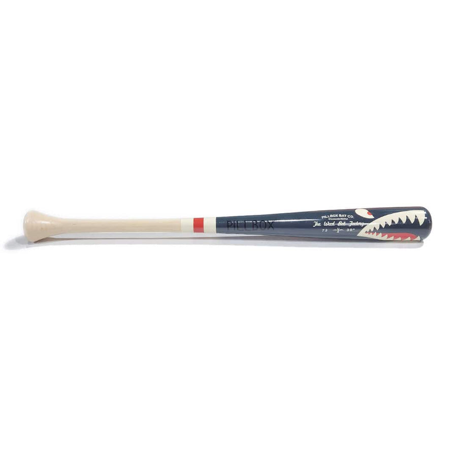 Pillbox Bat Co Playing Bats Pillbox PB73 TWBF "Shark Bat" Wood Player Bat | Maple | 30" (-2)