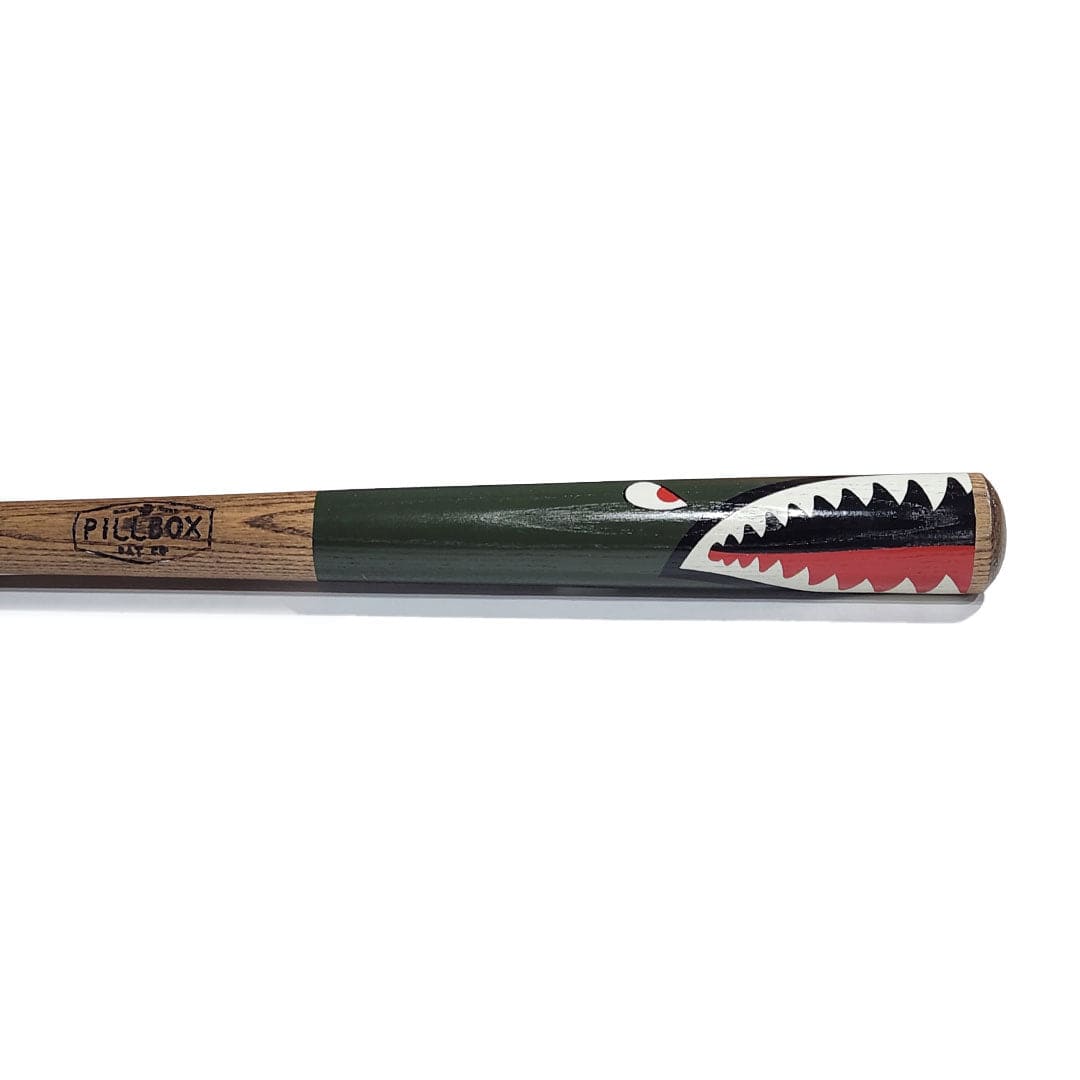 Pillbox Bat Co Trophy Bats Pillbox "SHARK BAT” (GREEN) Trophy Bat | Ash | 34"