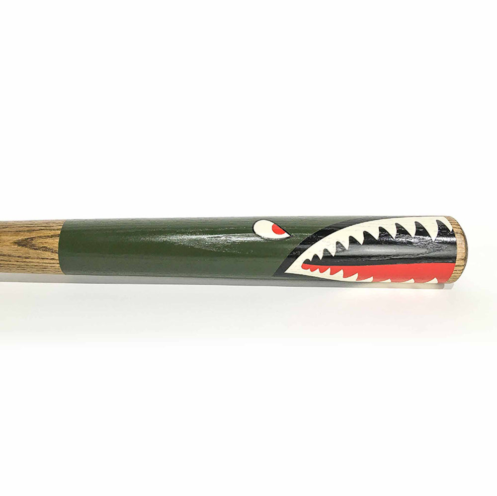Pillbox Bat Co Trophy Bats 34" Shark Bat - Vintage Wood Baseball Bat - Ash