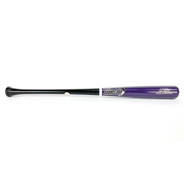 SabreCat Playing Bats Black | Purple | White / 31" / (-3) SabreCat SCB 271 Wood Bat | 31" (-3) | Maple