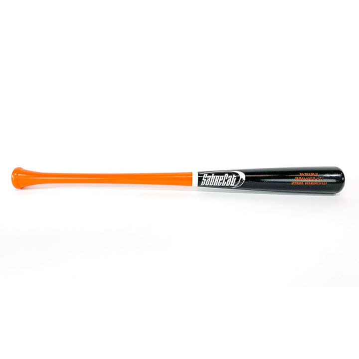 SabreCat Playing Bats Orange | Black | White / 28" / (-7) SabreCat SCB 271 Wood Bat | 28" (-7) | Maple