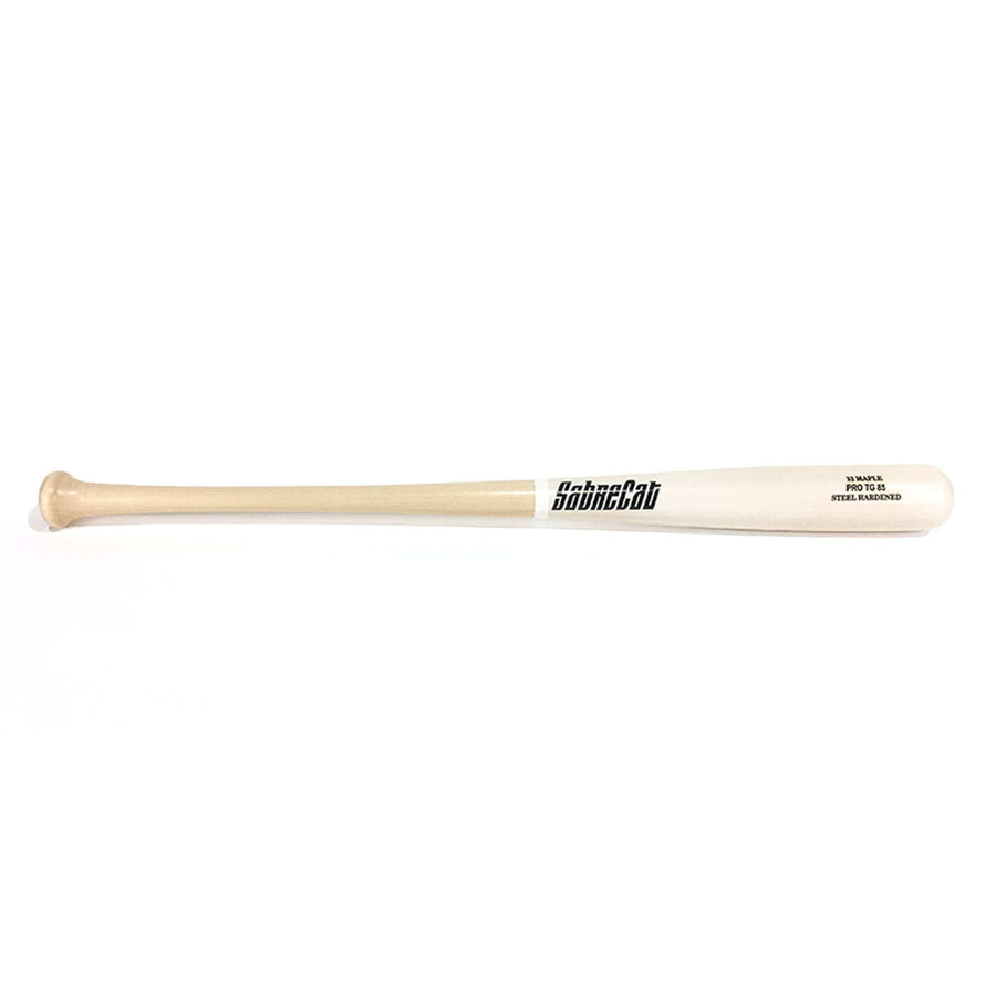 SabreCat Playing Bats Natural | White | Black / 32" / (-2) SabreCat TG85 Wood Bat | 32" (-2) | Maple