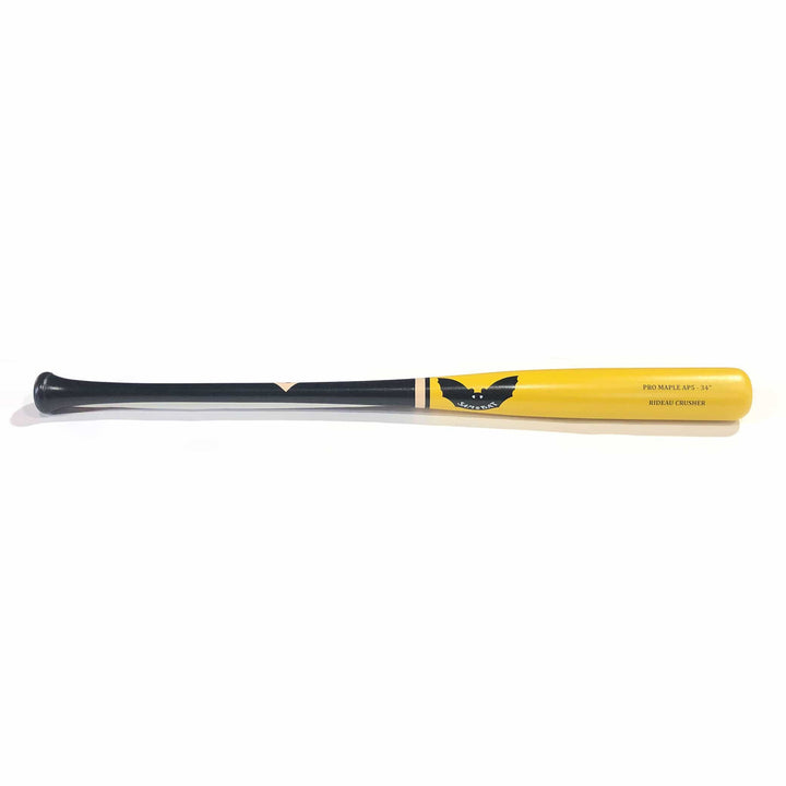 Sam Bats Playing Bats Black | Yellow | Black / 34" / (-3) Sam Bat Model AP-5 Wood Baseball Bat | Maple
