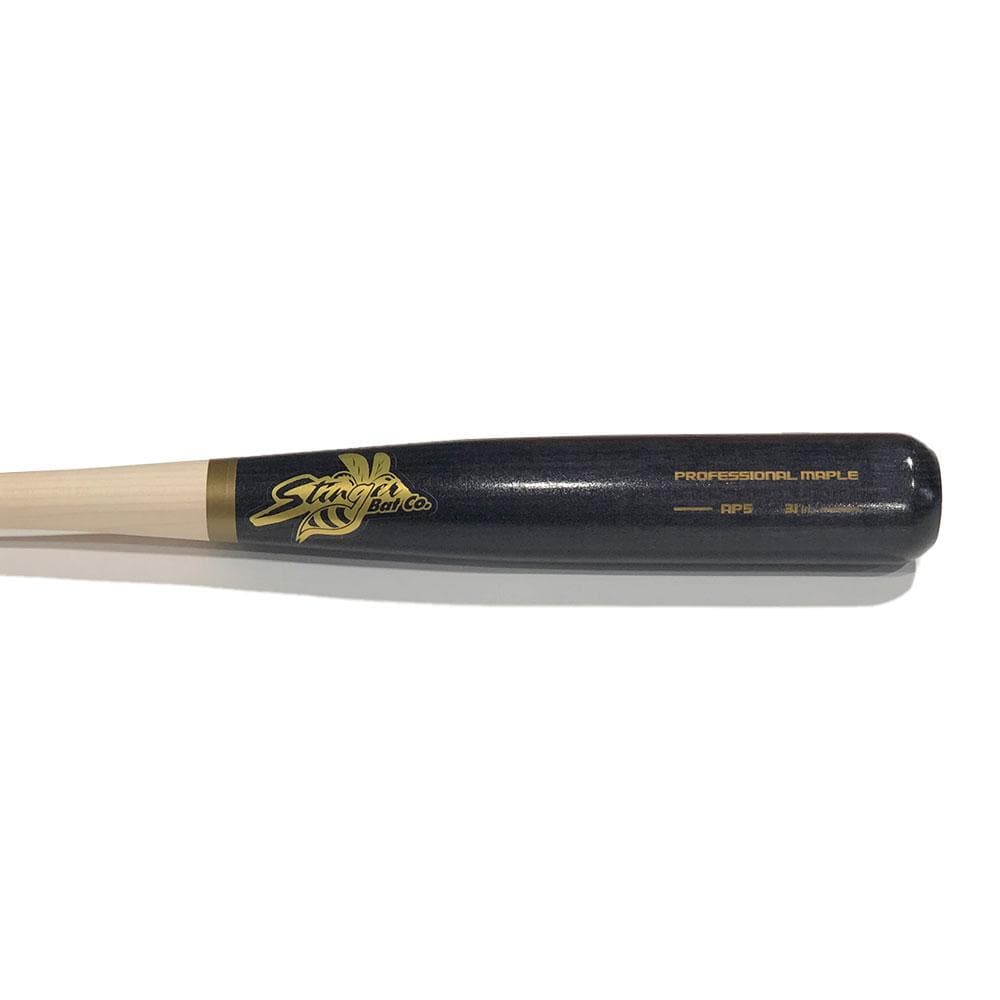 Stinger Bat Co. Playing Bats Natural | Black | Gold / 31" / (-2) Stinger Bat Co. AP5 Wood Baseball Bat | Maple