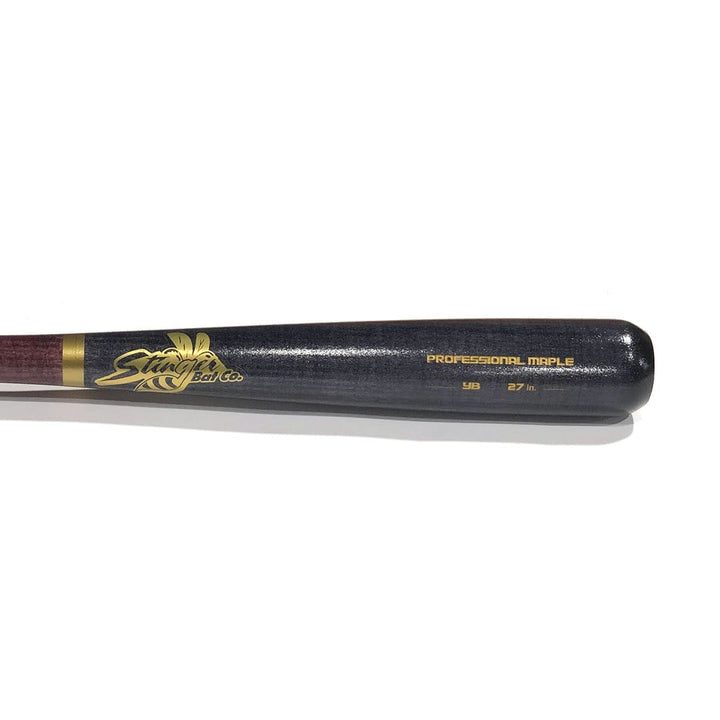 Stinger Bat Co. Playing Bats Maroon | Black | Gold / 27" / (-6) Stinger Bat Co. Model YB Youth Wood Bat | 27" (-6) | Maple