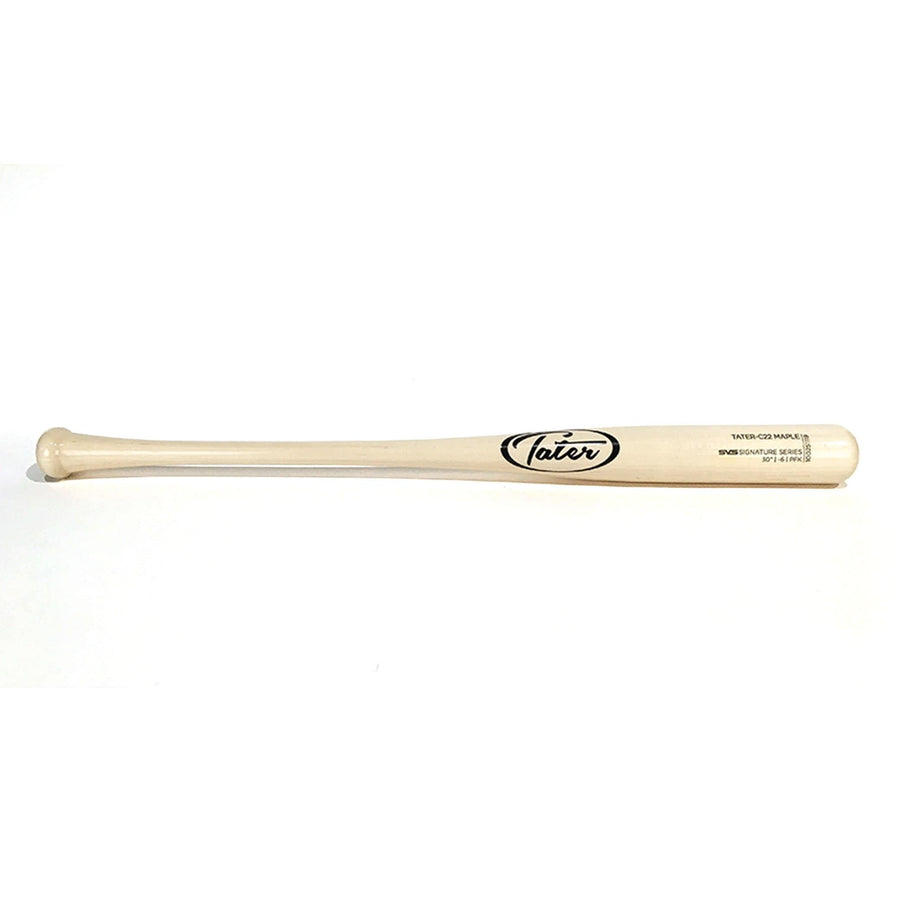Tater Bats Playing Bats Natural | Black / 30" / (-6) Tater Bats Model TB-C22 Wood Bat | 30" (-6) | Maple