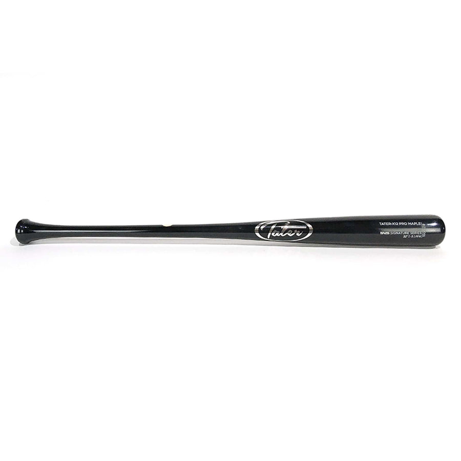 Tater Bats Playing Bats Black | Silver / 32" / (-3) Tater Bats Model TB-X12 Pro Wood Bat | 32" (-3) | Maple