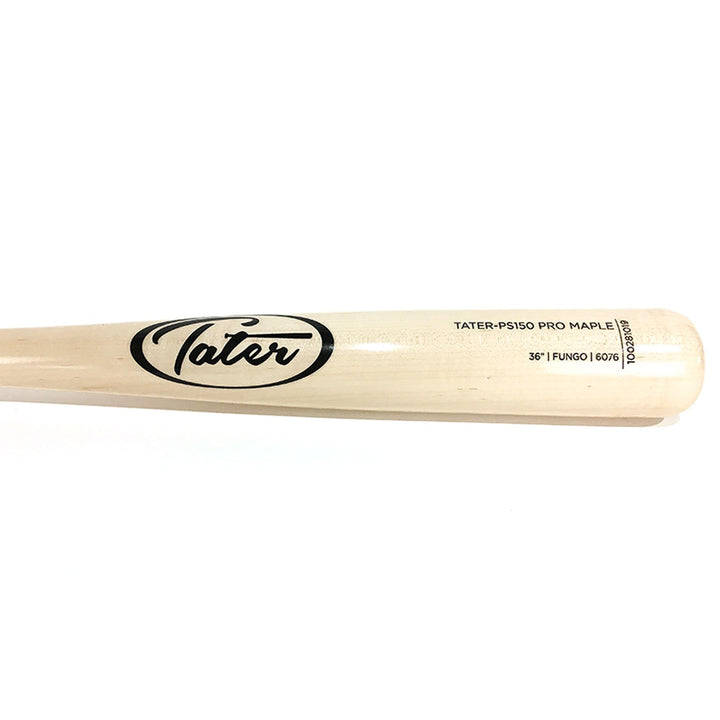 Fungo and Trainer Bats Tater Bats Tater Bats PS150 Fungo Wood Baseball Bat | Maple