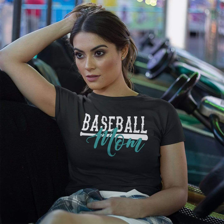 Womens Shirts The Wood Bat Factory Baseball Mom Women's Tee