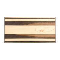 Thumbnail for The Wood Bat Factory Cutting Board Cascading Maple Walnut Cutting Board