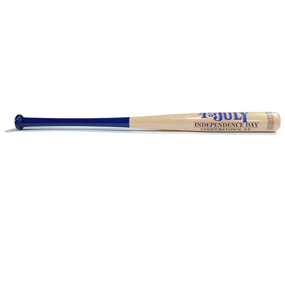 The Wood Bat Factory Trophy Bats Blue/Natural/Red Custom Engraved & Hand Painted 4th of July