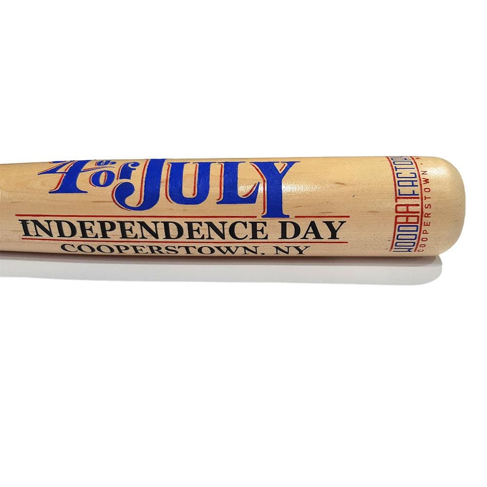 The Wood Bat Factory Trophy Bats Custom Engraved & Hand Painted 4th of July