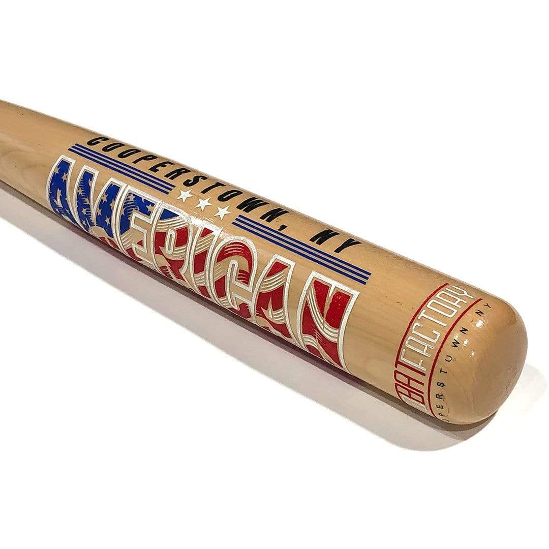 The Wood Bat Factory Trophy Bats The Wood Bat Factory Trophy Bat - Custom Engraved & Hand Painted Cooperstown - American As Baseball & Apple Pie