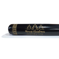 Thumbnail for Trophy Bats The Wood Bat Factory Custom Engraved & Hand Painted Christmas Gold Trophy Bat