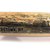 Thumbnail for The Wood Bat Factory Trophy Bats Custom Engraved & Hand Painted Cooperstown Countryside Wood Trophy Bat