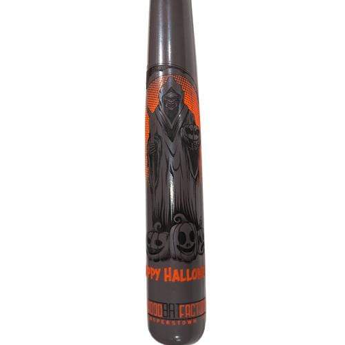The Wood Bat Factory Trophy Bats Custom Engraved & Hand Painted Grim Reaper Halloween Trophy Bat
