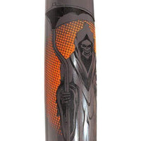 Thumbnail for The Wood Bat Factory Trophy Bats Custom Engraved & Hand Painted Grim Reaper Halloween Trophy Bat