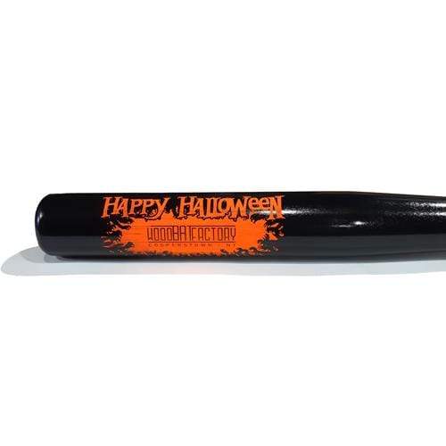 The Wood Bat Factory Trophy Bats Custom Engraved & Hand Painted Happy Halloween Trophy Bat
