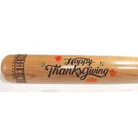 Thumbnail for The Wood Bat Factory Trophy Bats Custom Engraved & Hand Painted Happy Thanksgiving Trophy Bat