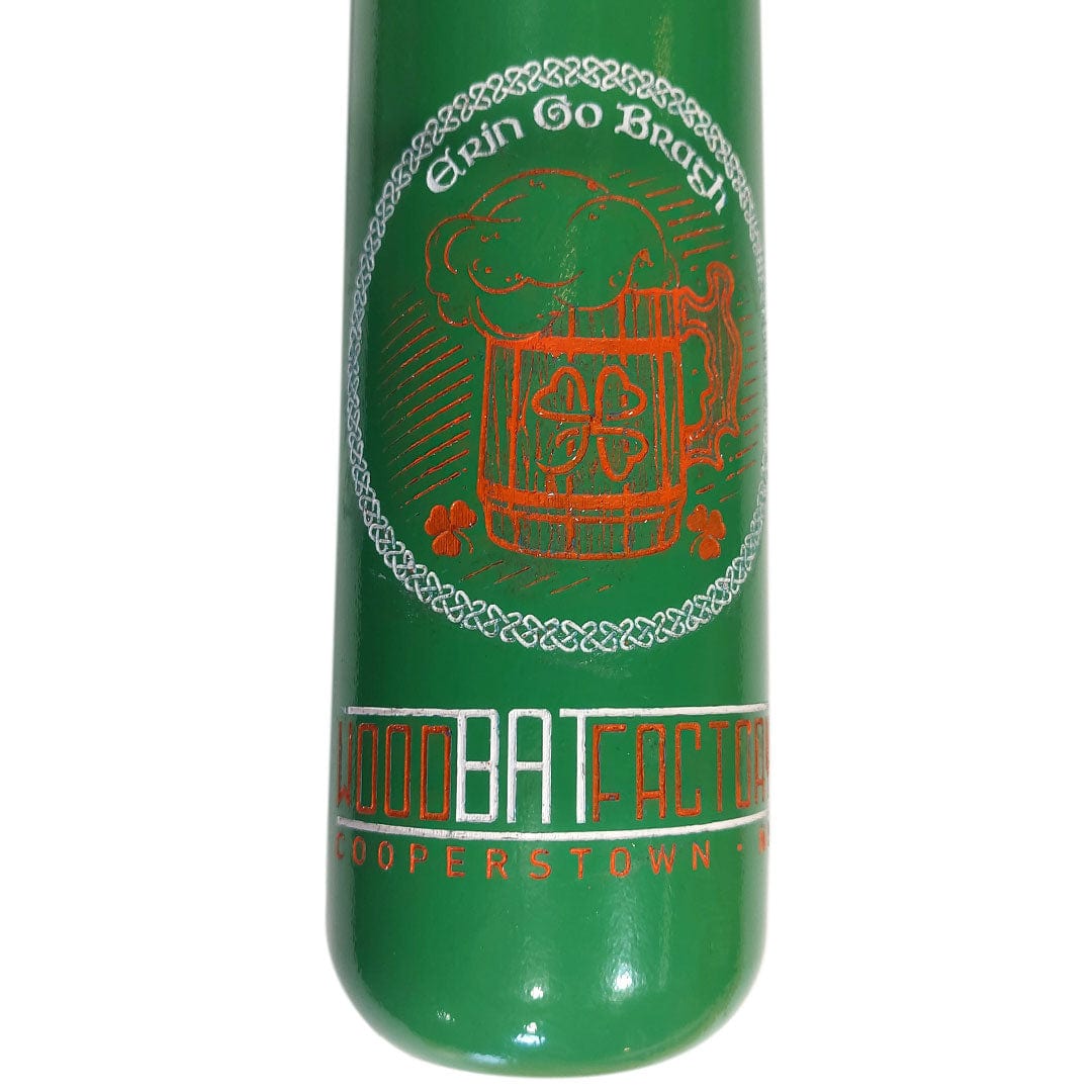 The Wood Bat Factory Trophy Bats Custom Engraved & Hand Painted Irish Phrase Erin Go Bragh Trophy Bat