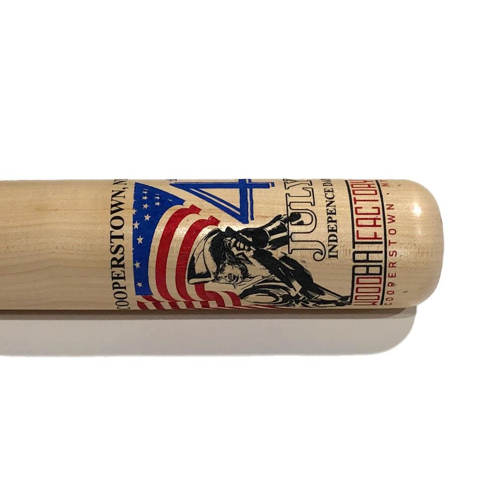 The Wood Bat Factory Trophy Bats Custom Engraved & Hand Painted Patriot 4th of July