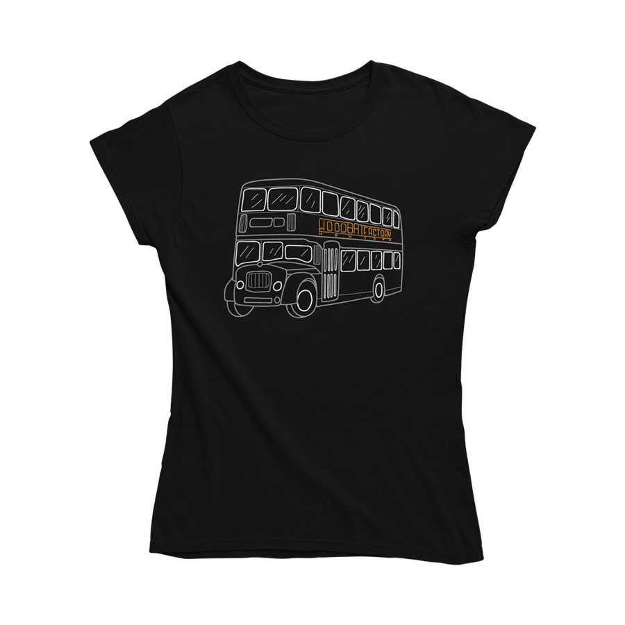 Apparel The Wood Bat Factory Double Decker Bus Women's Tee