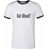 Thumbnail for The Wood Bat Factory Apparel Small Men's Got Wood? Soccer Tee in White